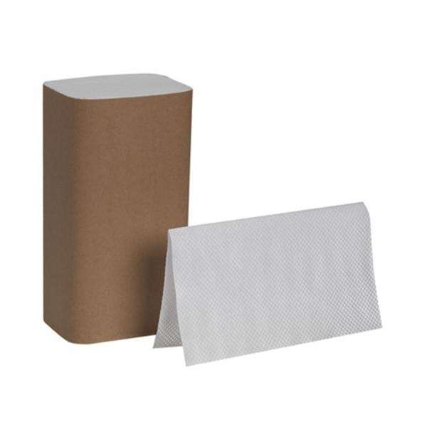 Towel Pacific Blue Basic Single Fold 1 Ply White 9.25 in x 10.25 in 16Pk/Cav